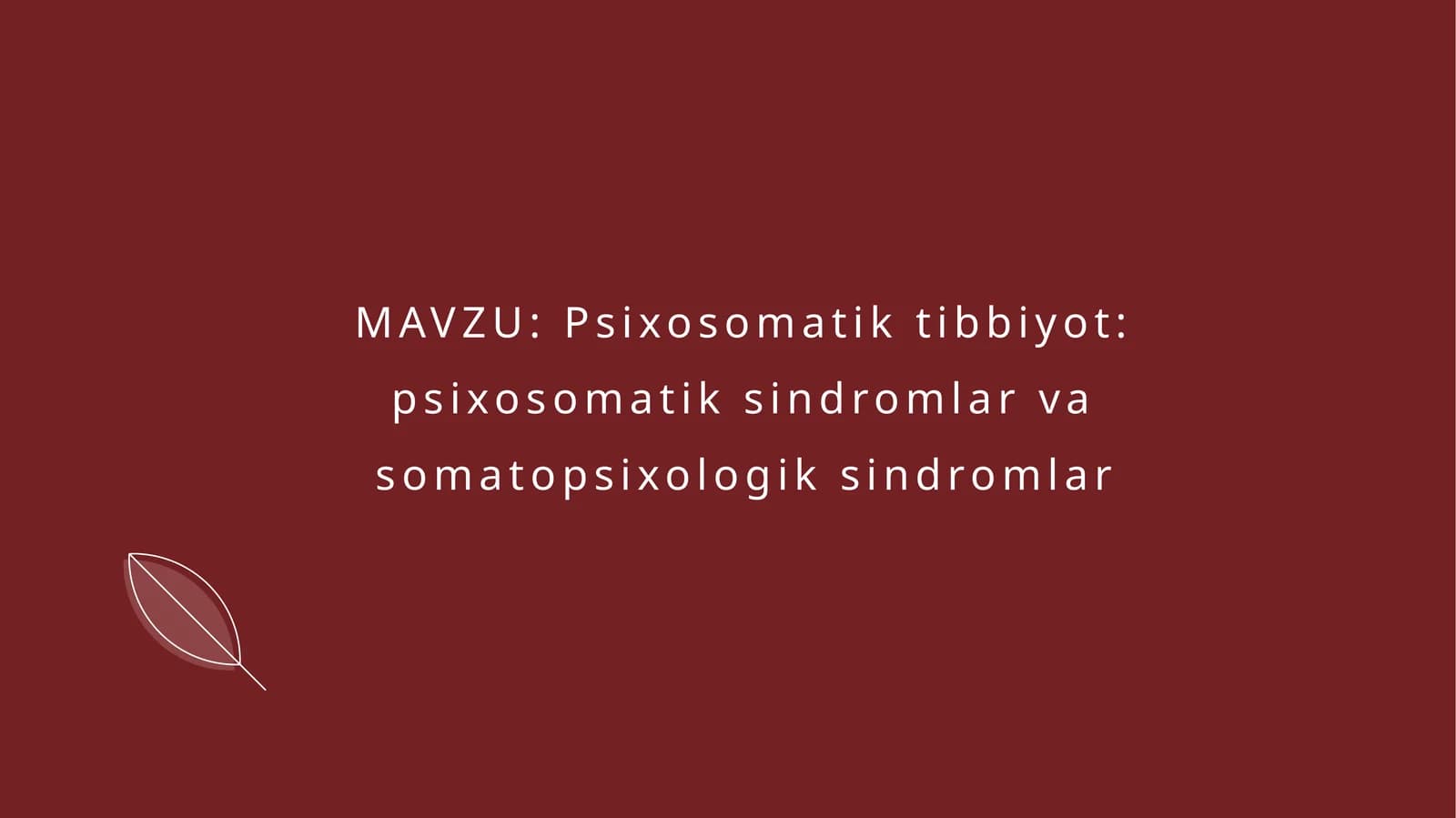 Psixosomatiktibbiyot