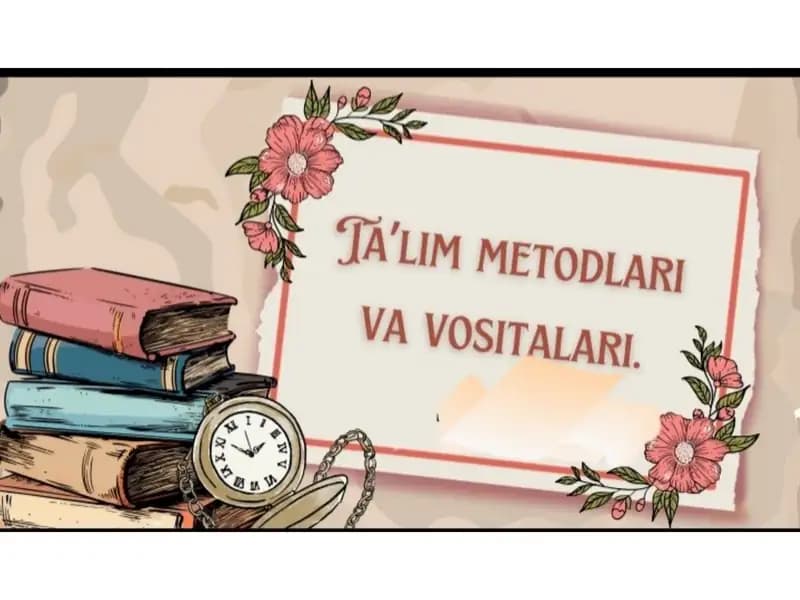 Ta'lim metodlari