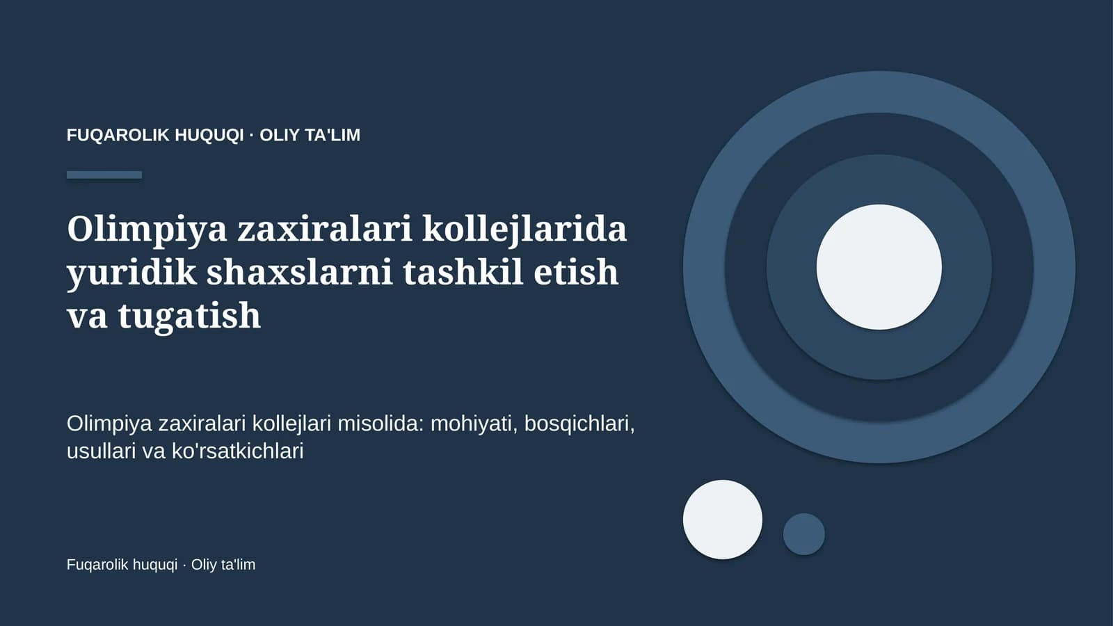 olimpiya zaxiralari kollejlarida yuridik shaxslarni tashkil etish va tugatish 3901