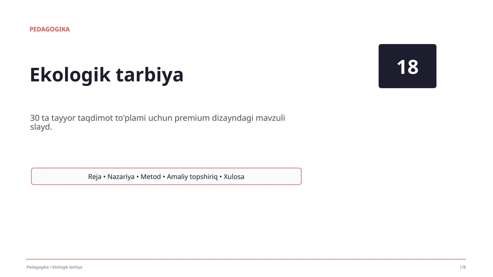 Ekologik tarbiya