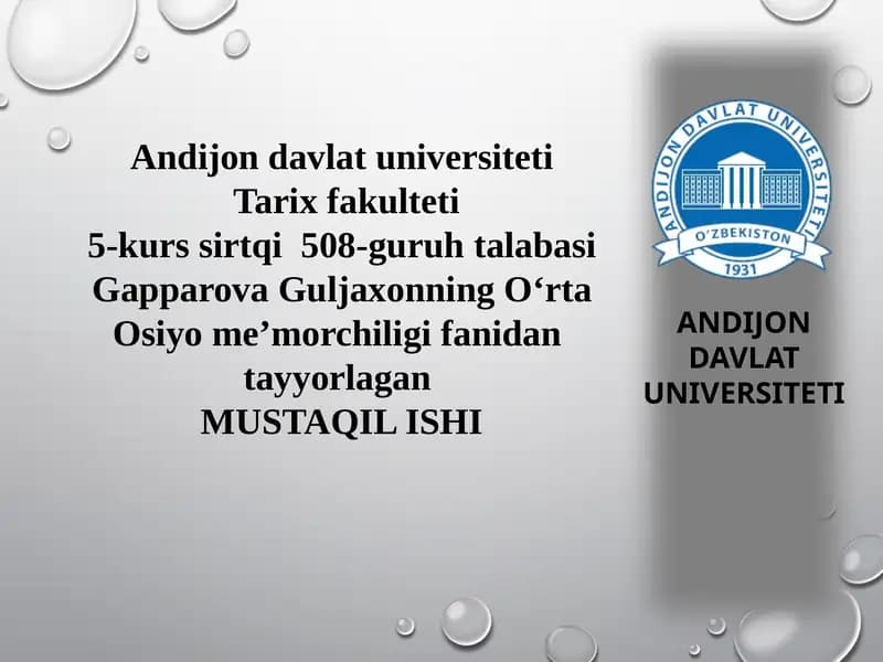 Islom davri meʼmorchiLIGI