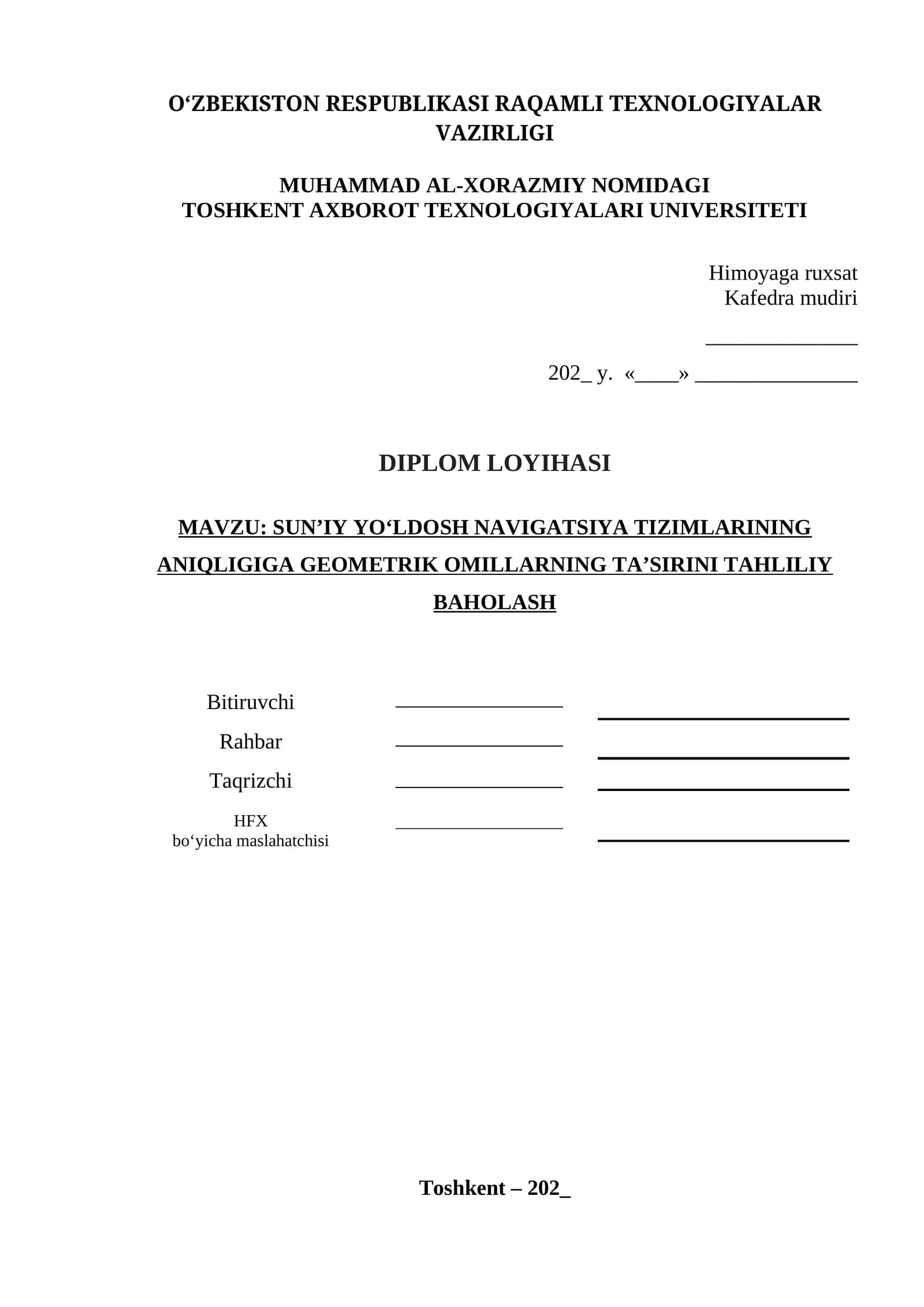 Sun’iy yo‘ldosh navigatsiya tizimlarining aniqligiga geometrik omillarning ta’sirini tahliliy baholash
