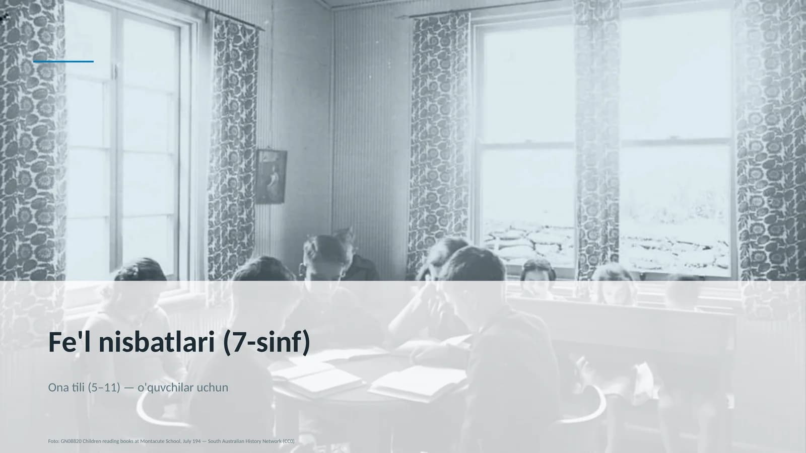 Fe'l nisbatlari (7-sinf)