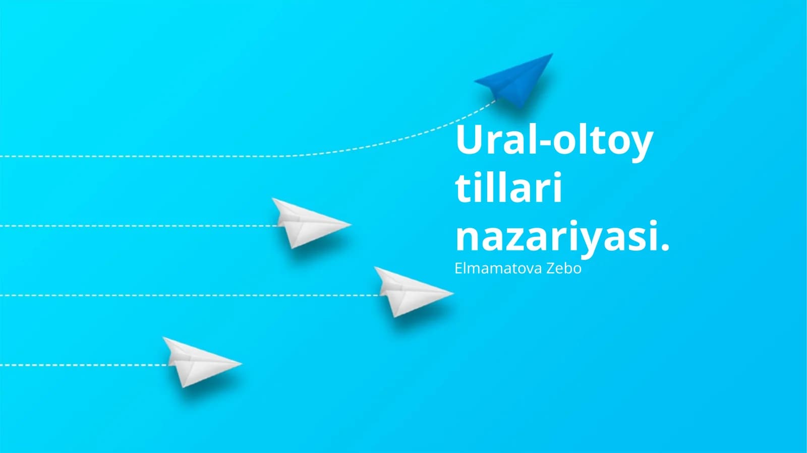 Ural-oltoy tillari nazariyasi