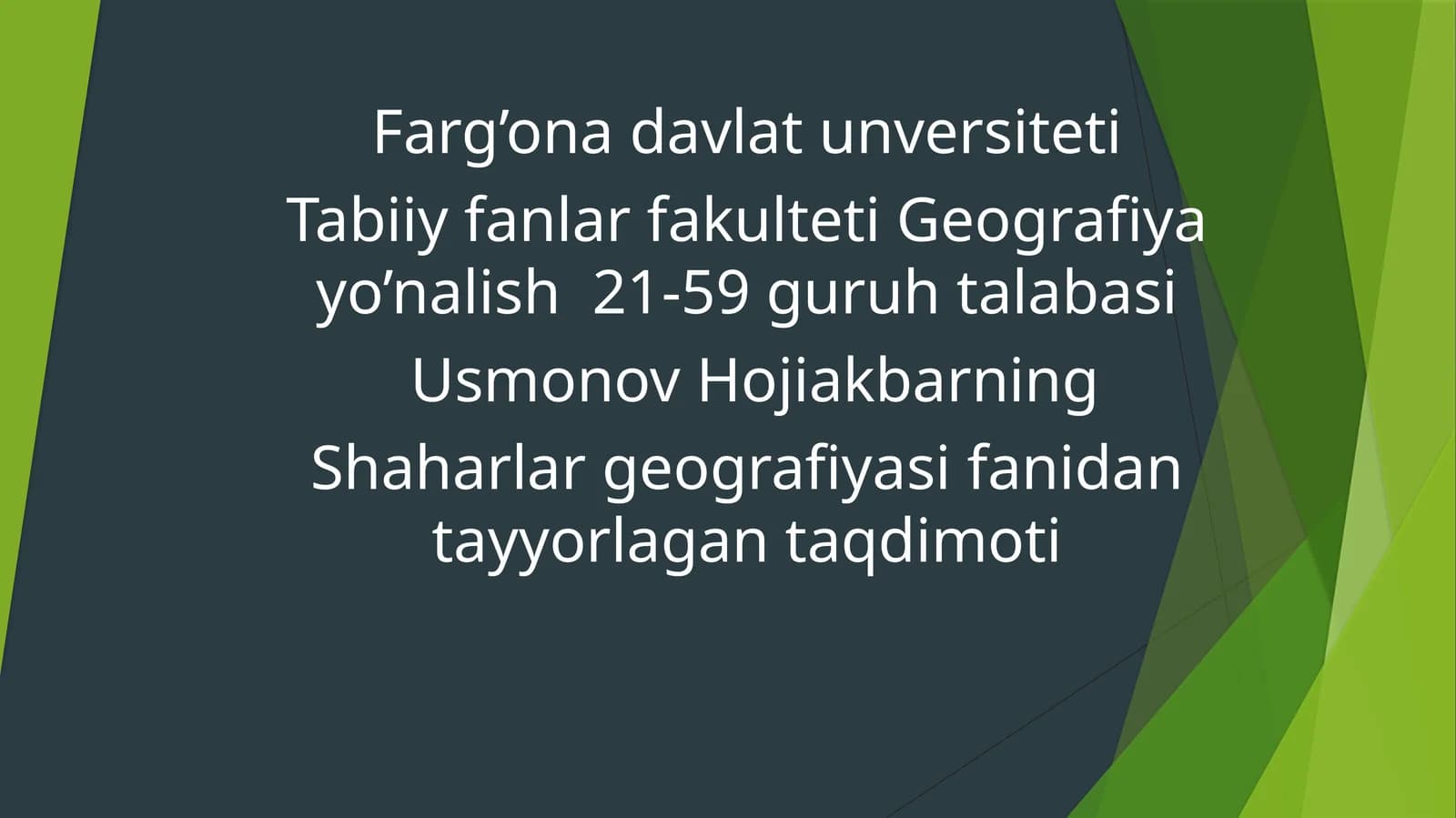 Shaharlar urbanizatsiyasi