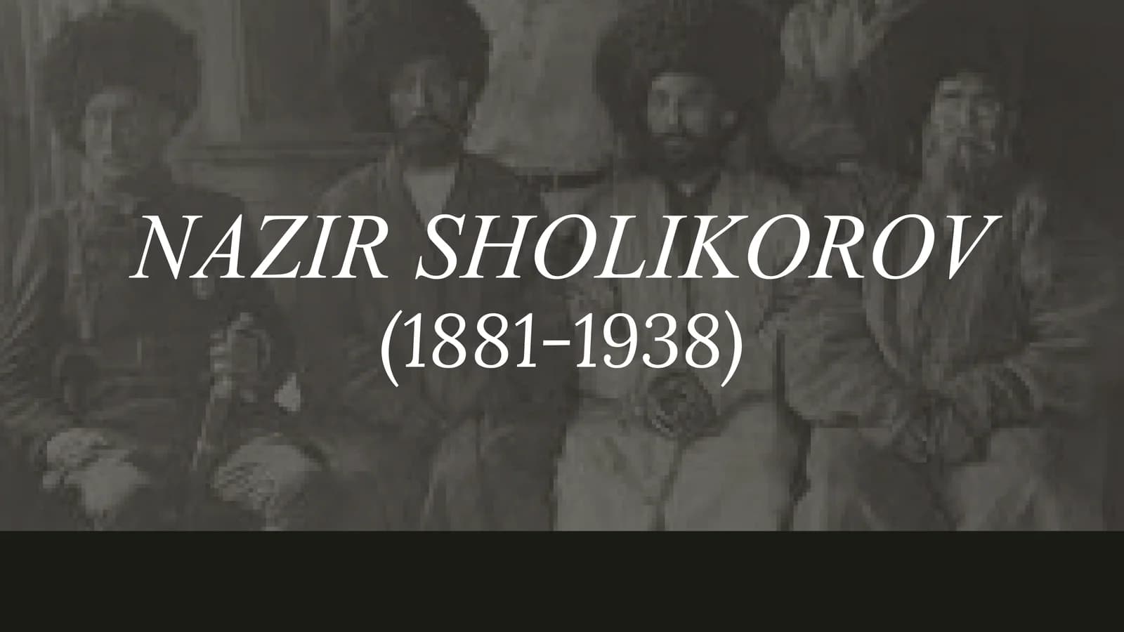 Siyosiy qatag‘onlarning tarixi va mohiyati (NAZIR SHOLIKOROV)