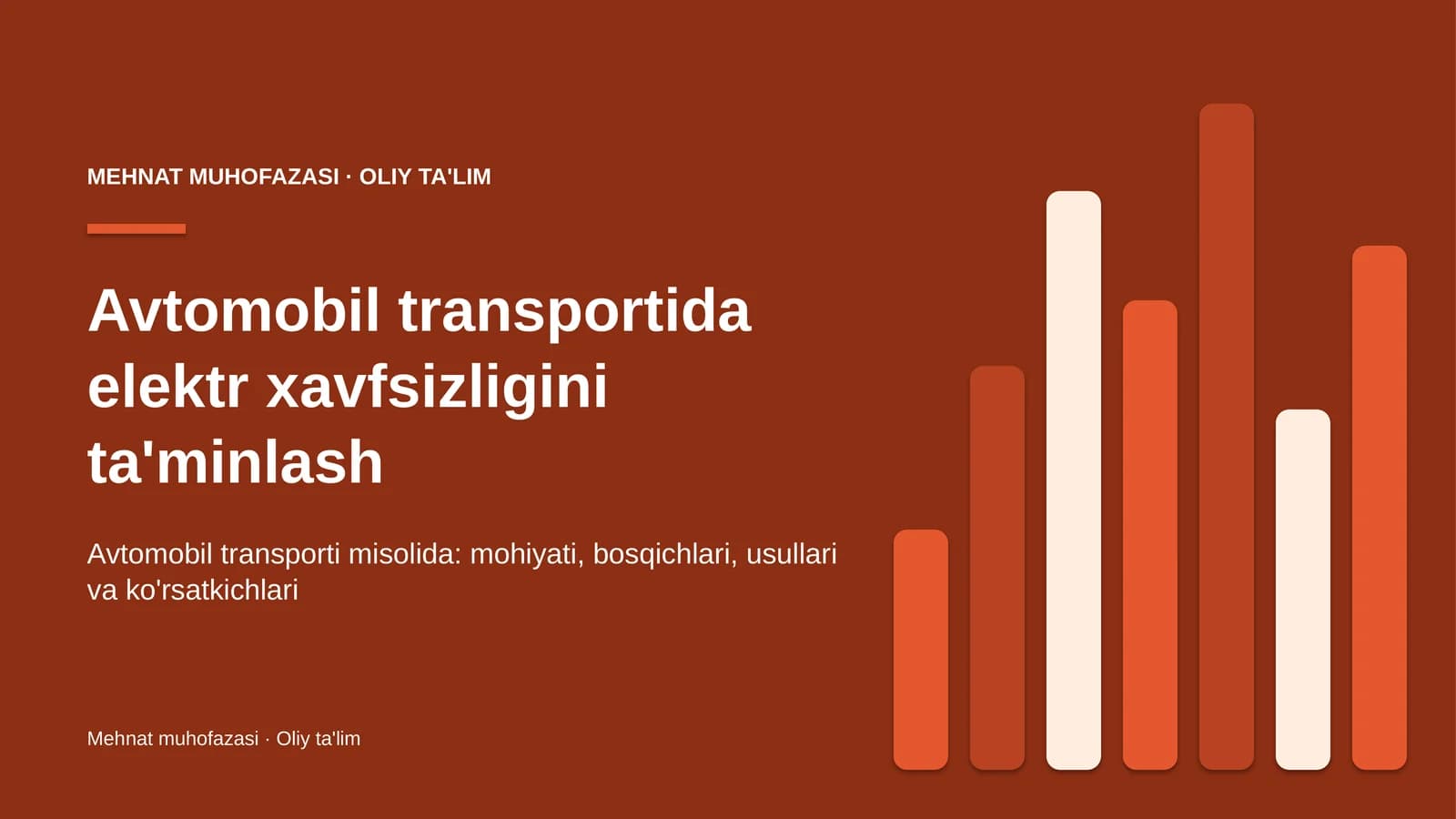 avtomobil transportida elektr xavfsizligini ta'minlash 4194