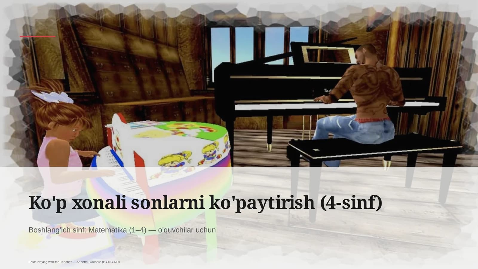 Ko'p xonali sonlarni ko'paytirish (4-sinf)