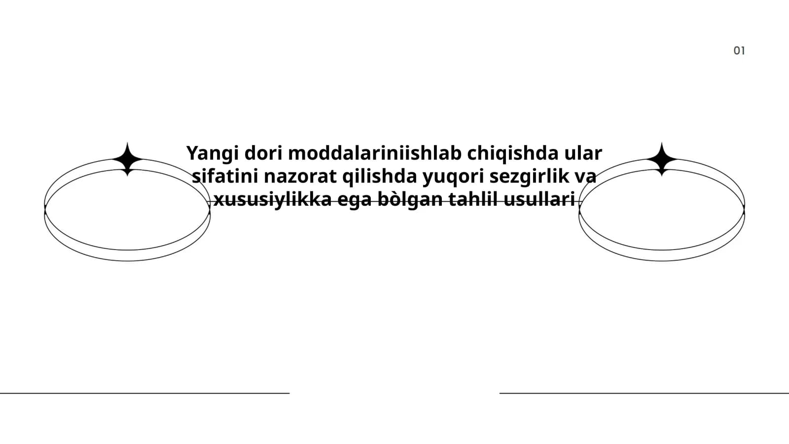 Yangi dori moddalarini ishlab chiqishda ular sifatini nazorat qilishda yuqori sezgirlik va xususiylikka ega bo'lgan tahlil usullari