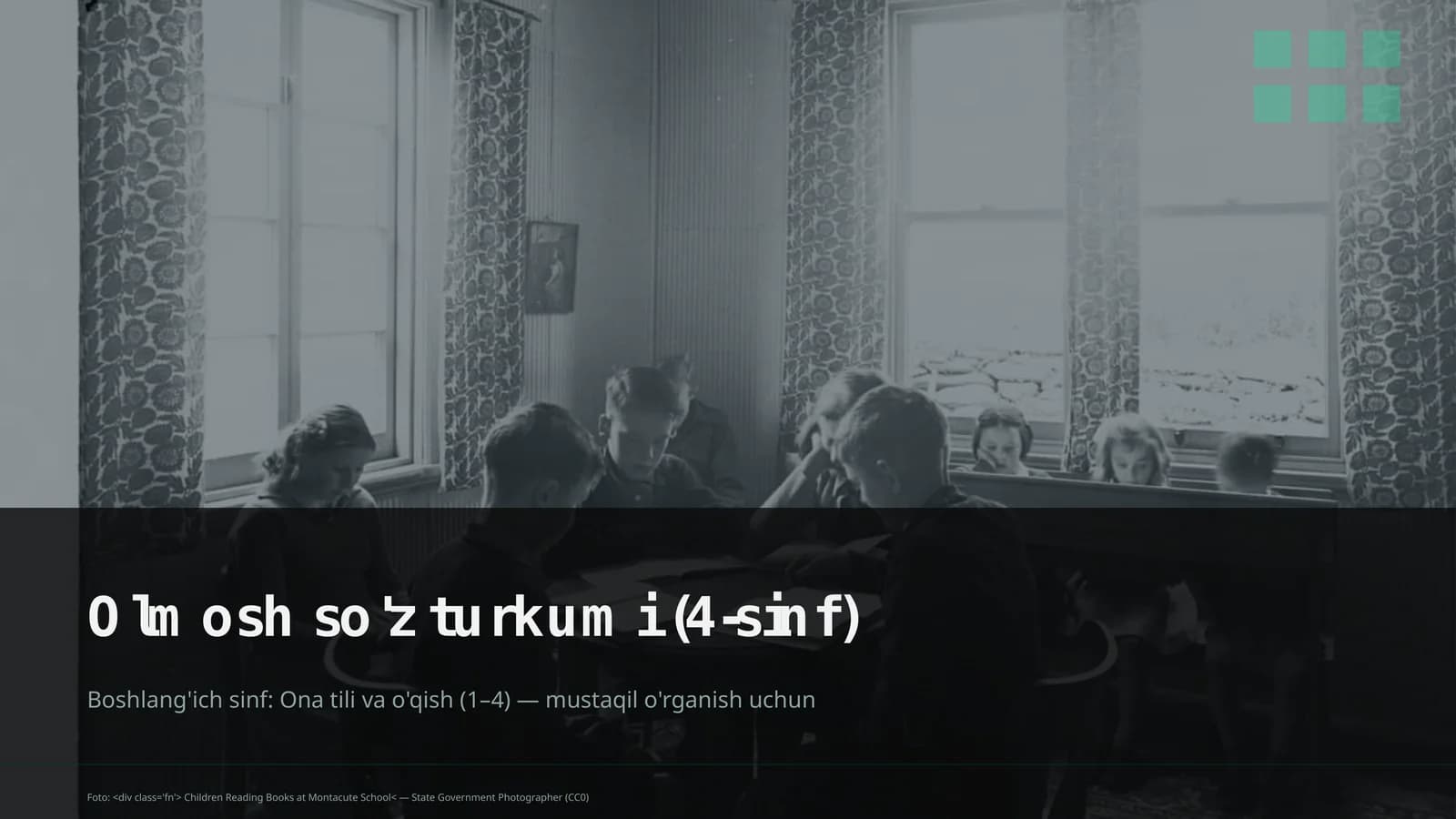 Olmosh so'z turkumi (4-sinf)