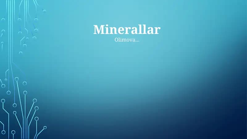 Mineral