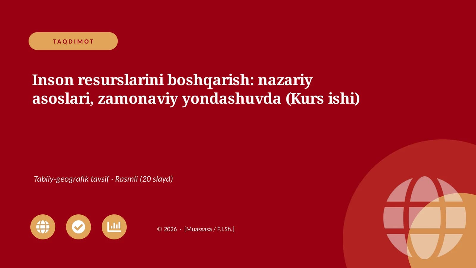 Inson resurslarini boshqarish: nazariy asoslari, zamonaviy yondashuvda (Kurs ishi)