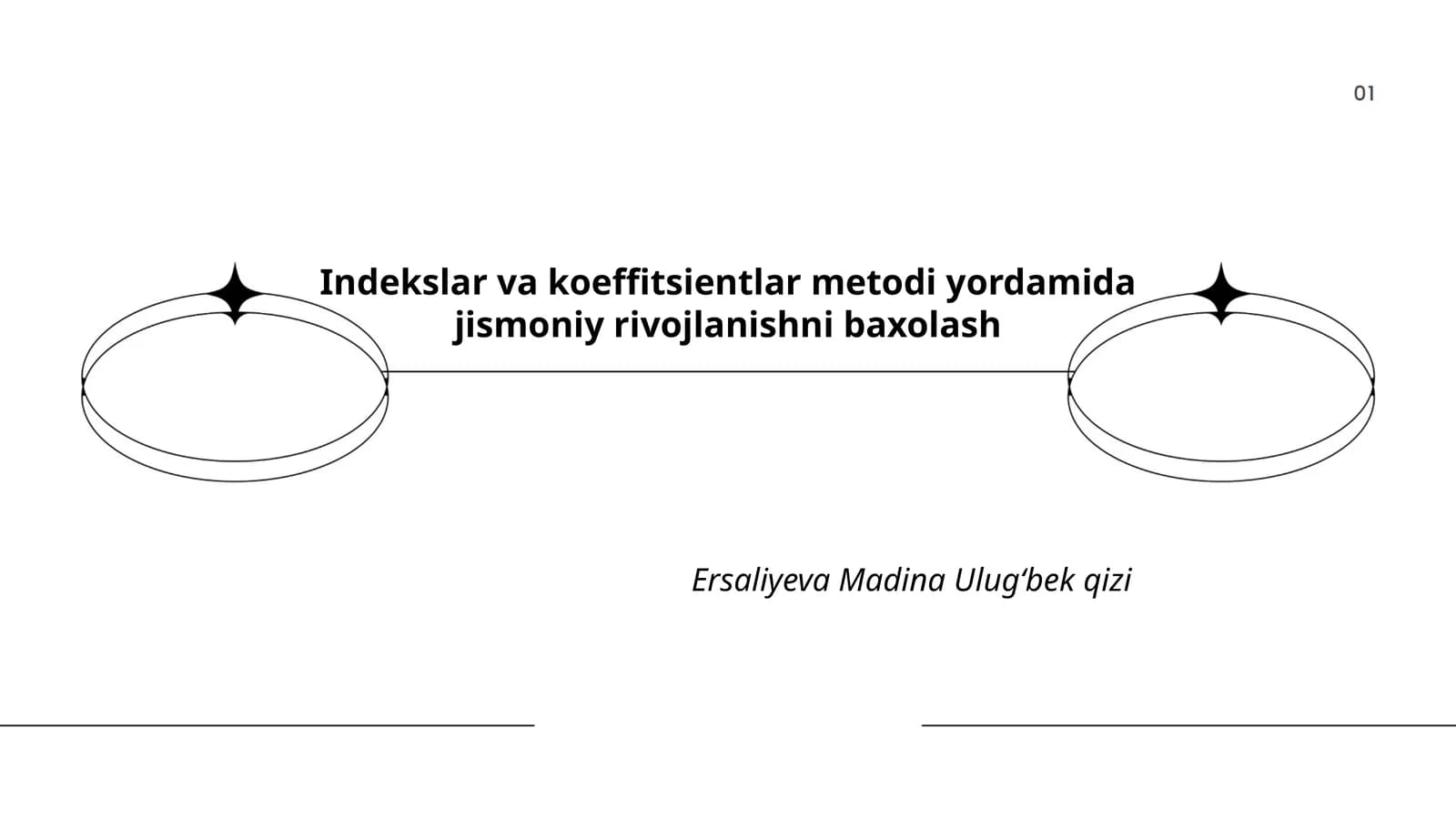 Indekslar va koeffitsientlar metodi yordamida jismoniy rivojlanishni baxolash