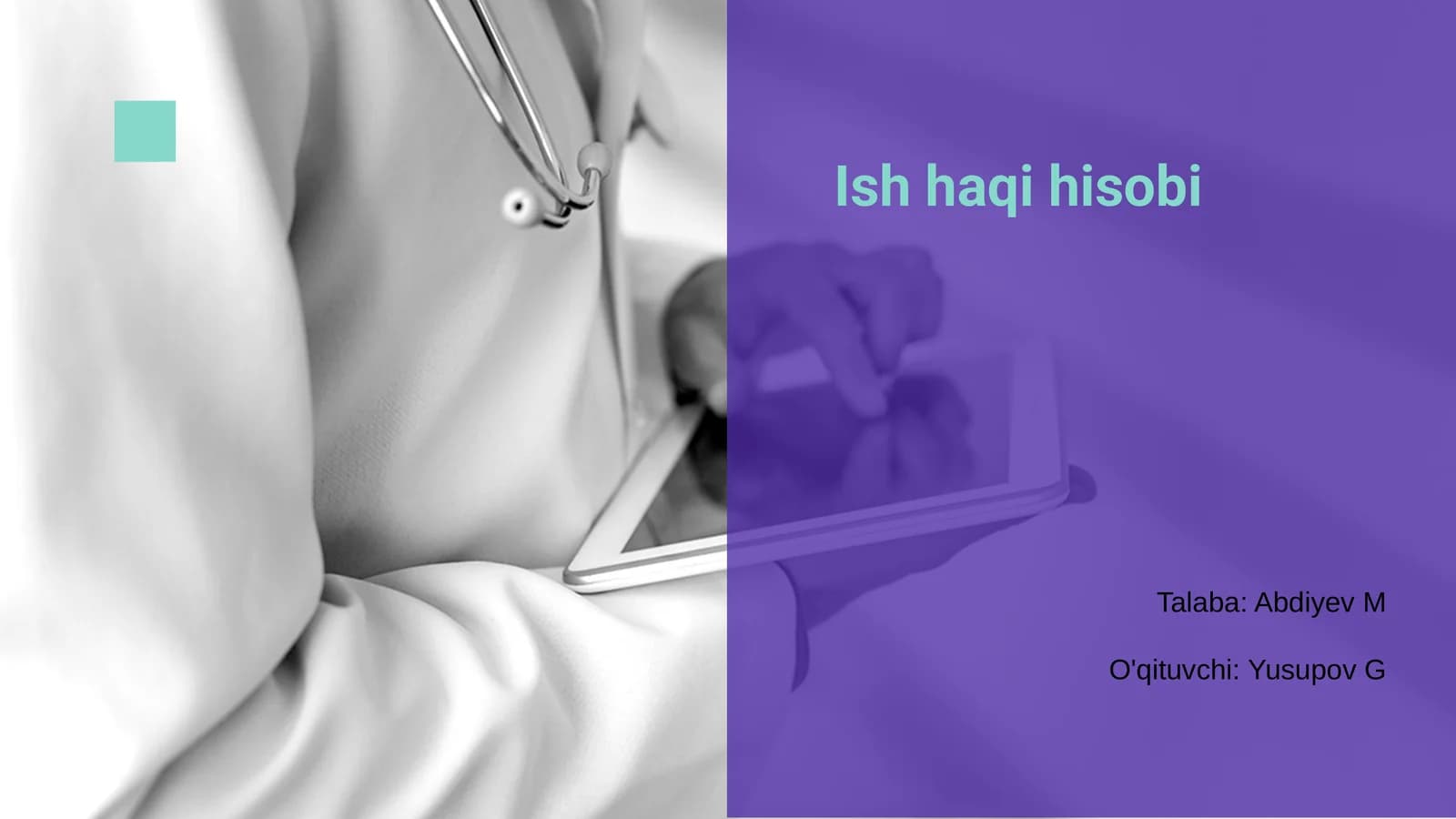 Ish haqi hisobi