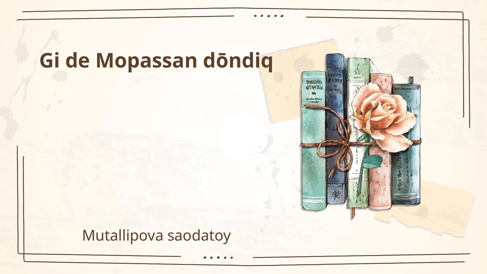 Gi de Mopassan dōndiq