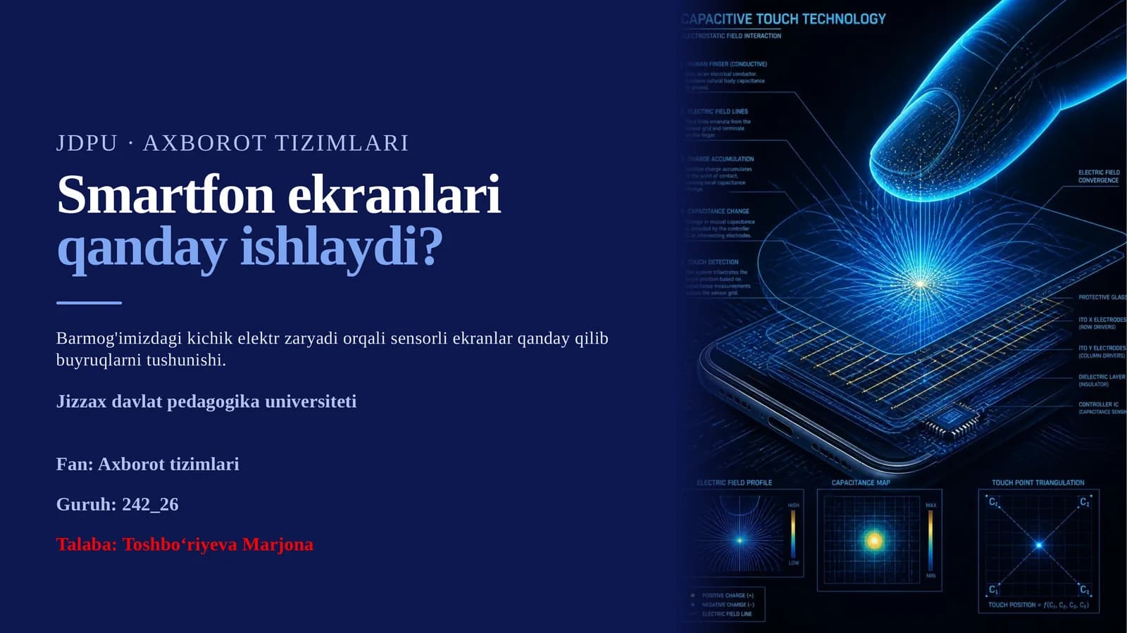 Smartfon ekranlari qanday ishlaydi?