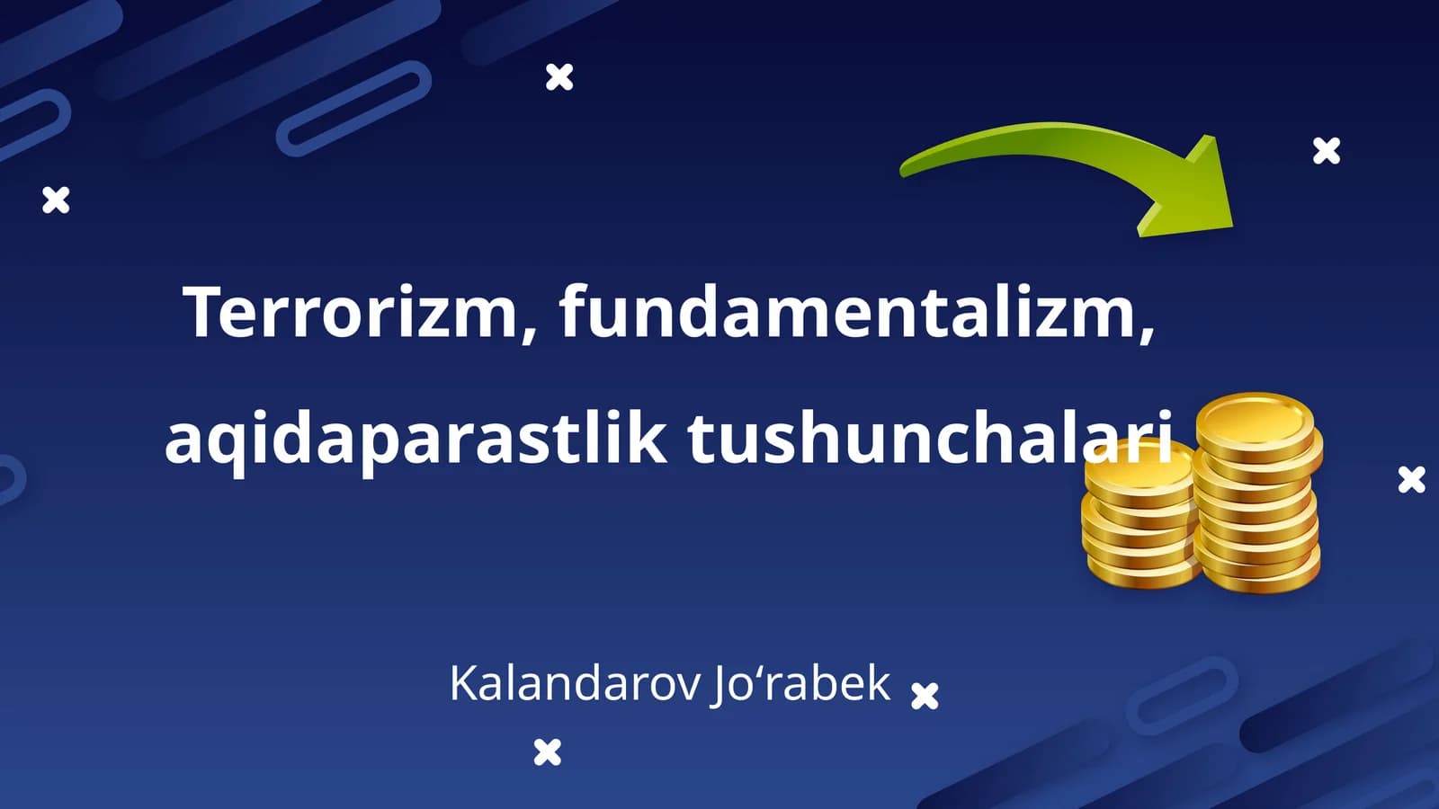 Terrorizm, fundamentalizm, aqidaparastlik tushunchalari