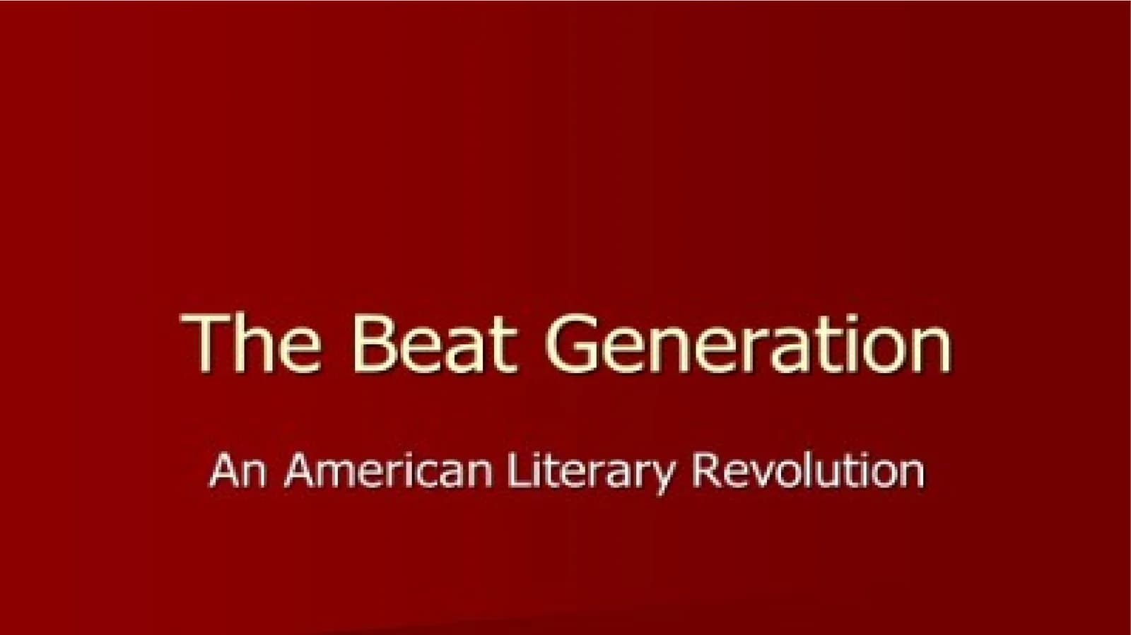 Beat Generation