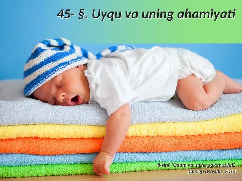 Uyquvauningahamiyati