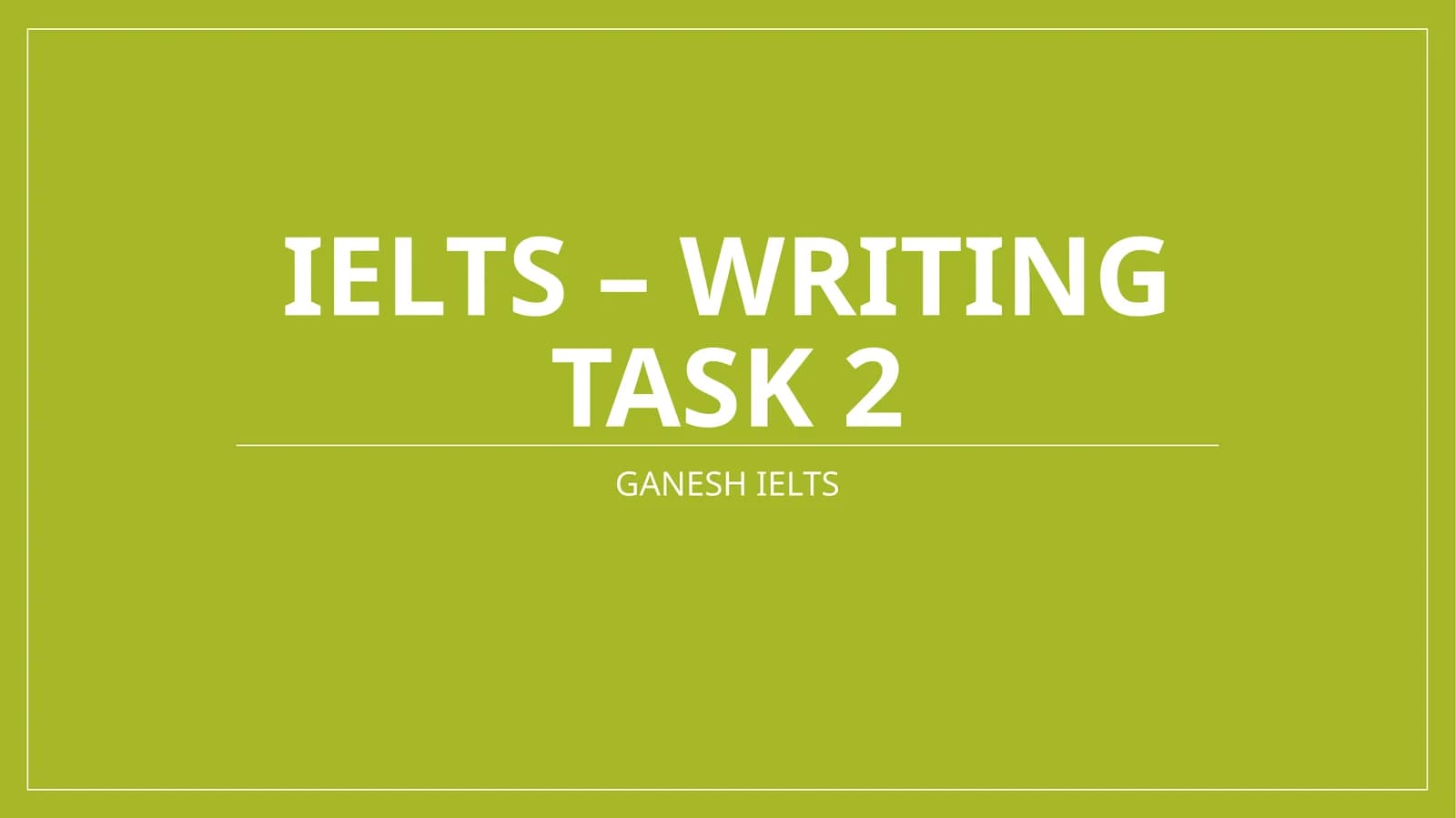 INGLIZ TILIIELTS WRITING TASK 2.
