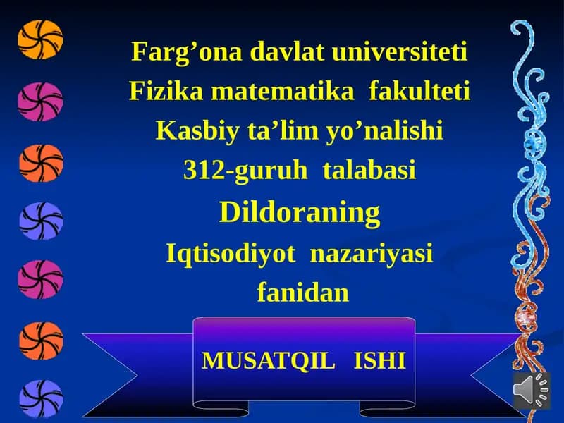 Iqtisodiyot nazariyasi