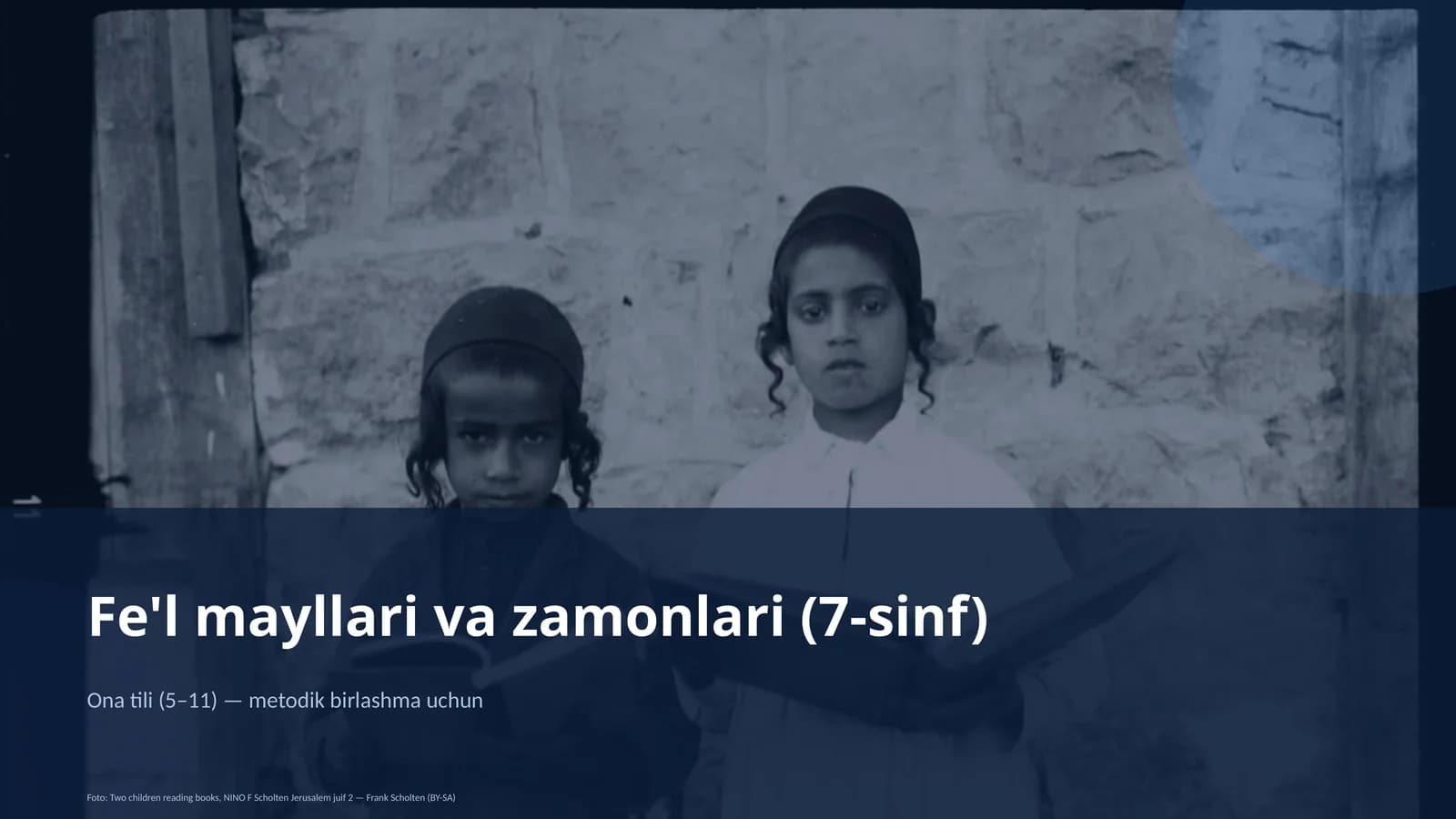 Ona tili (5–11) — metodik birlashma uchun