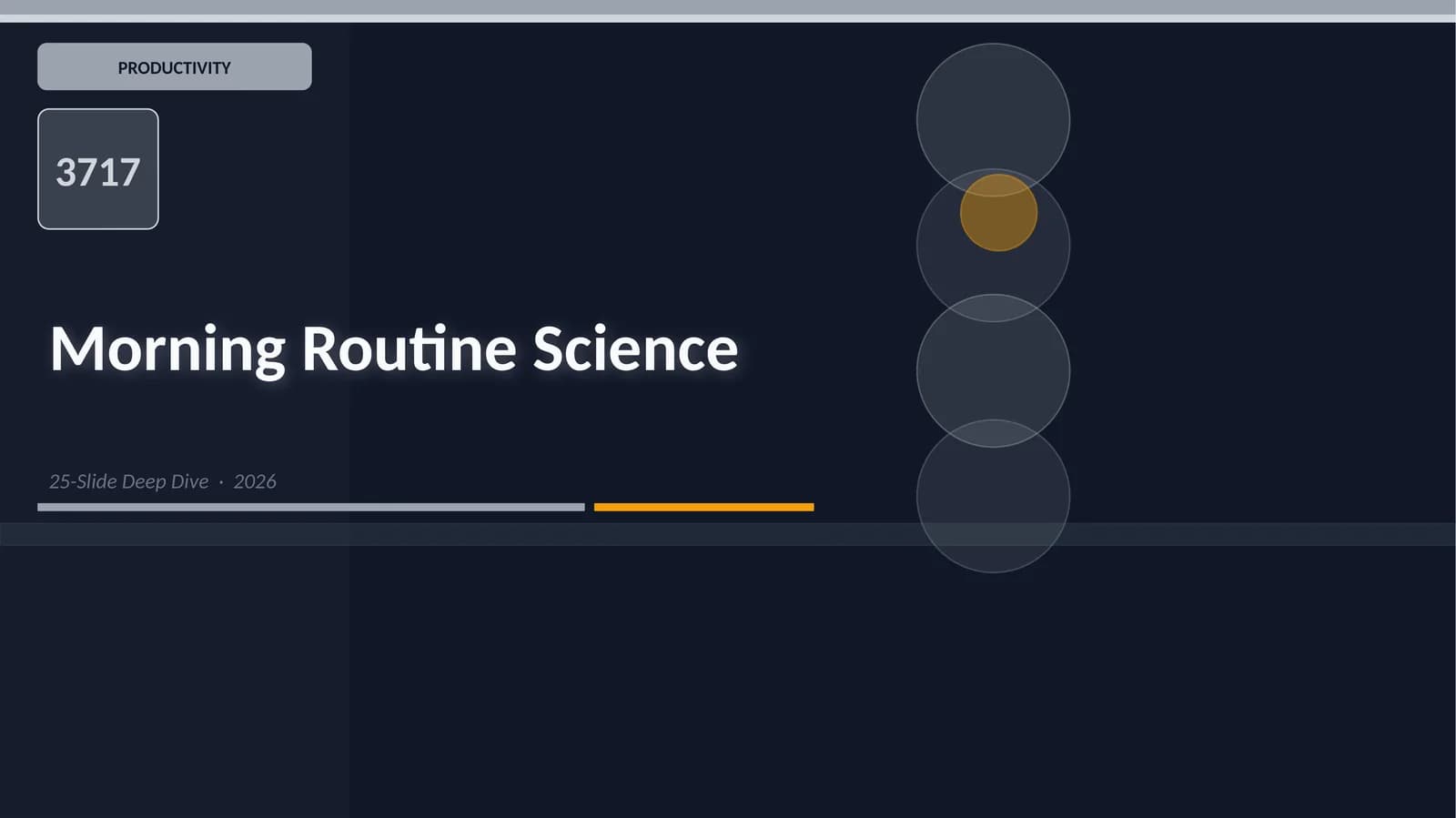 Morning Routine Science