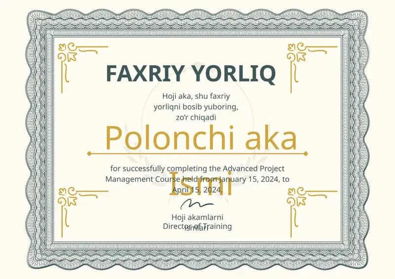 FAXRIY YORLIQ