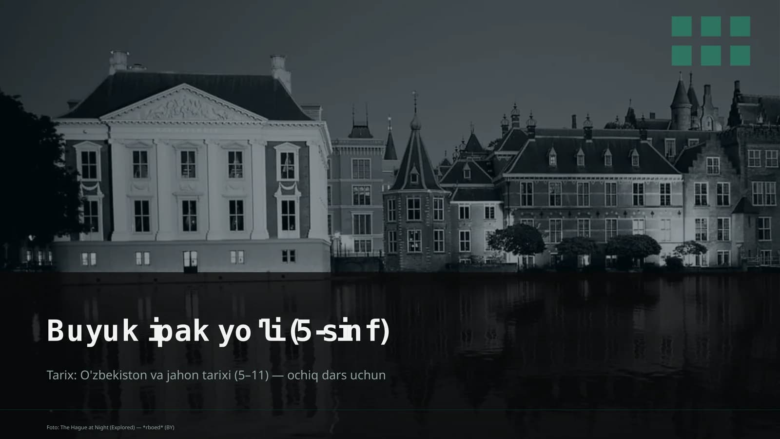 Buyuk ipak yo'li (5-sinf)
