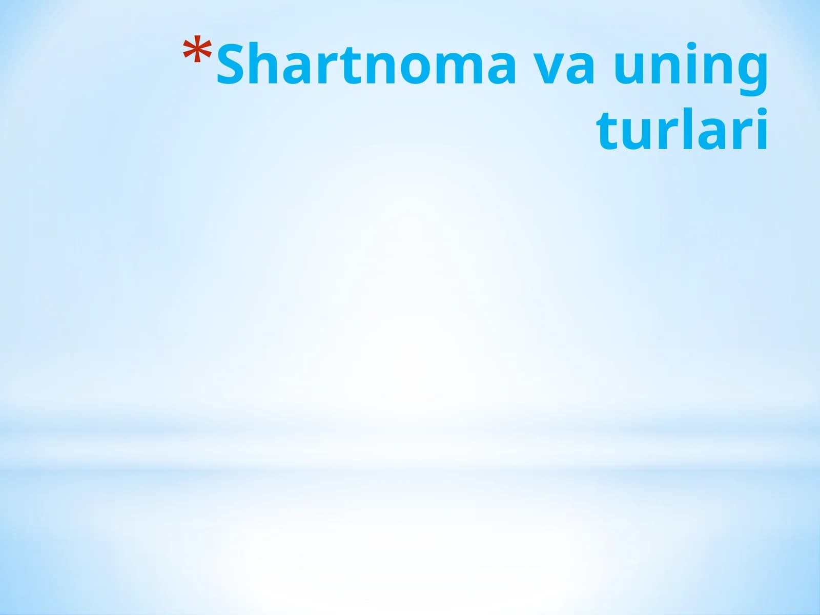 SHartnomavauningturlari