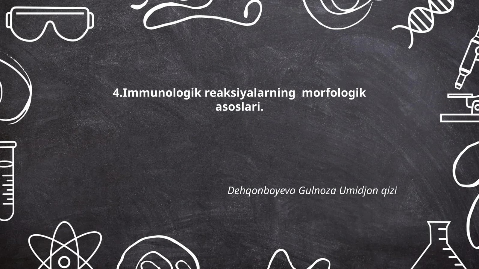 Immunologik reaksiyalarning morfologik asoslari