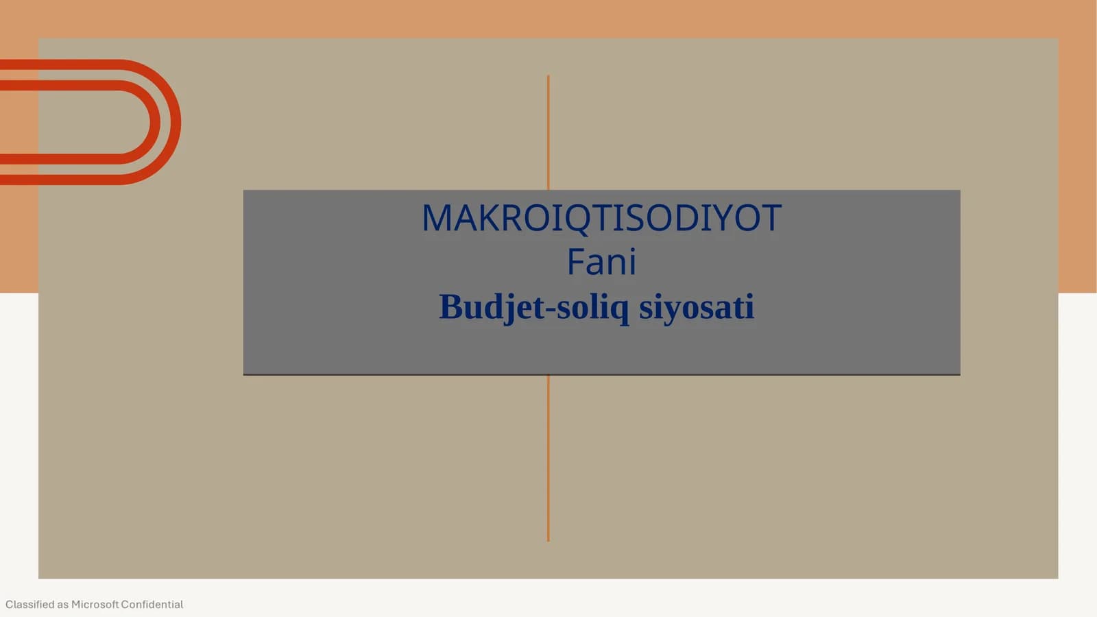 Budjet-soliq siyosati