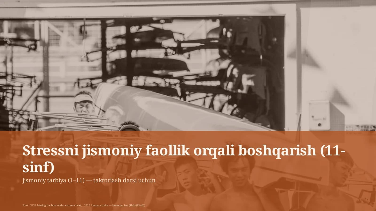 Stressni jismoniy faollik orqali boshqarish (11-sinf)