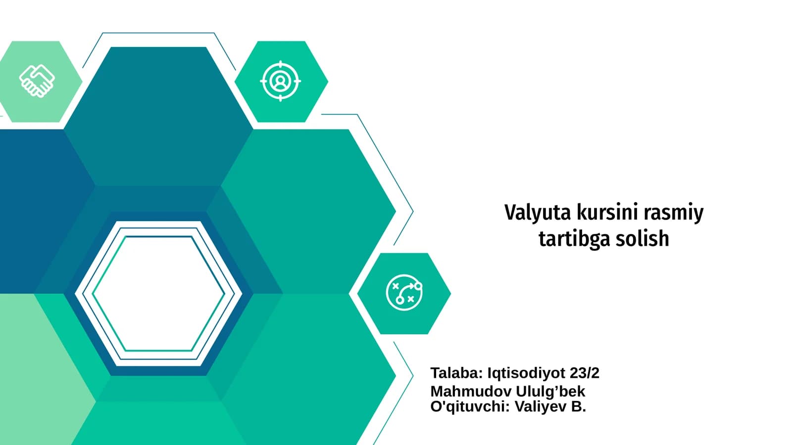 Valyuta kursini rasmiy tartibga solish