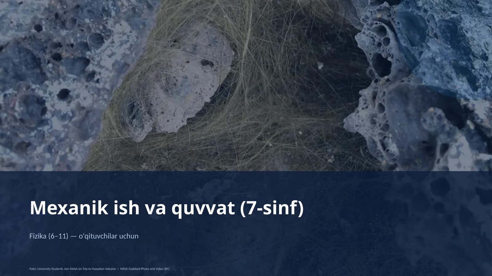 Mexanik ish va quvvat (7-sinf)
