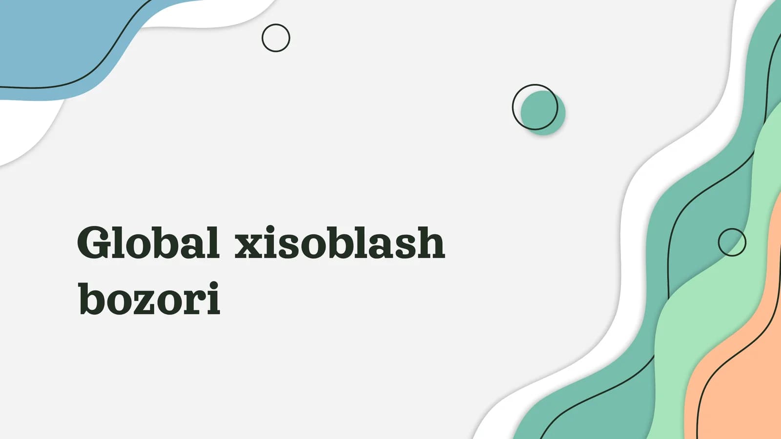 Global xisoblash bozori