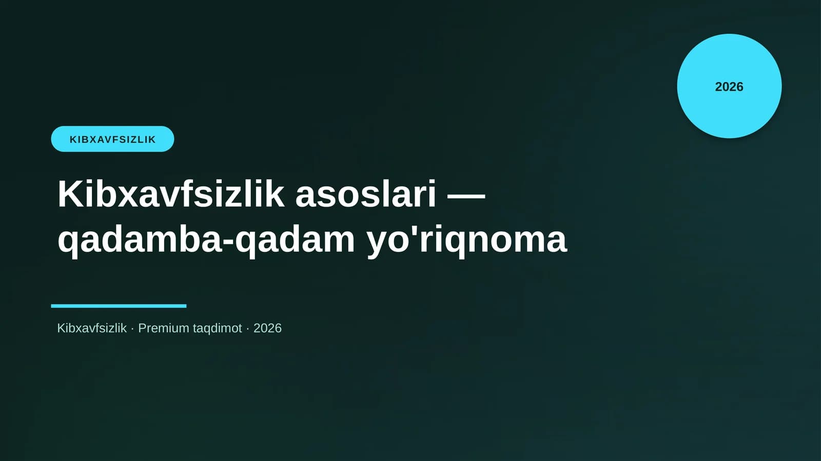Kibxavfsizlik