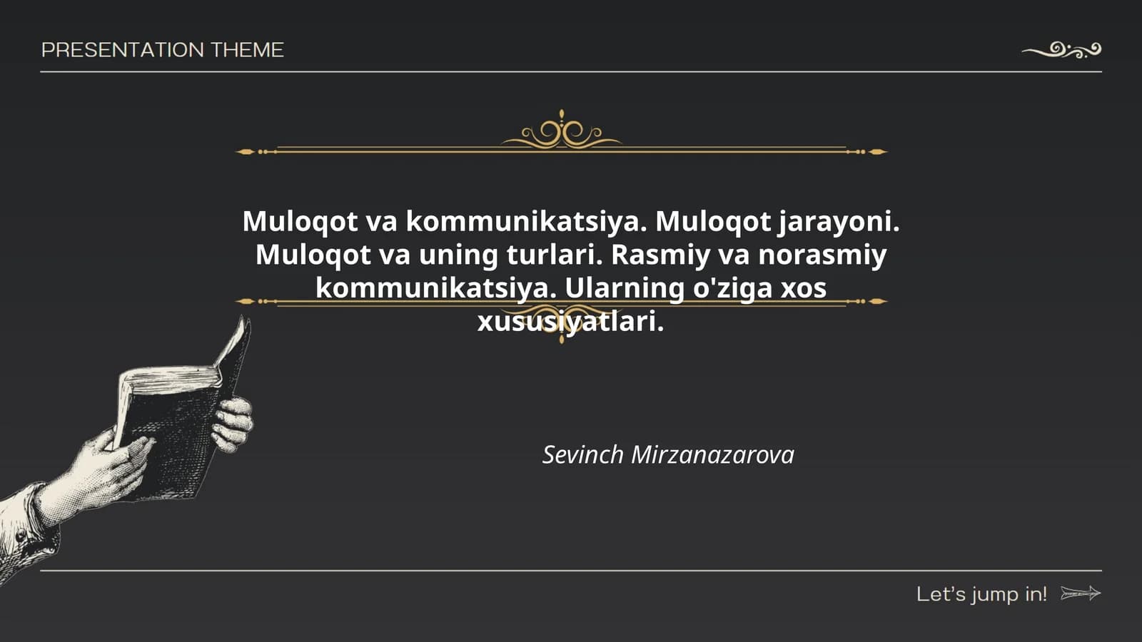 Muloqot va kommunikatsiya