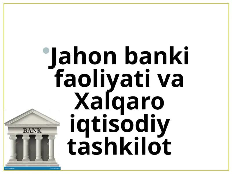 Jahonbanki