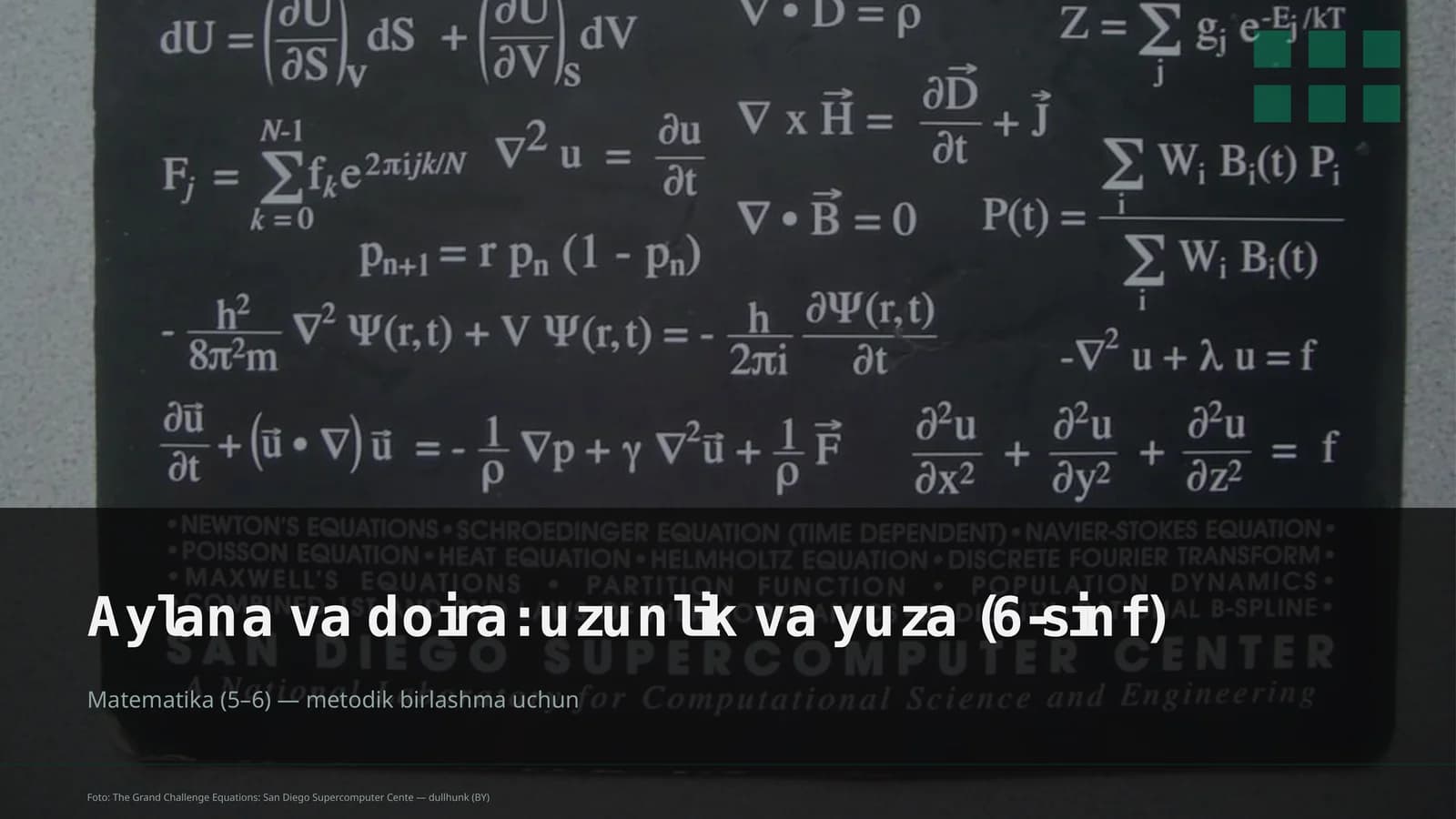 Aylana va doira: uzunlik va yuza (6-sinf)