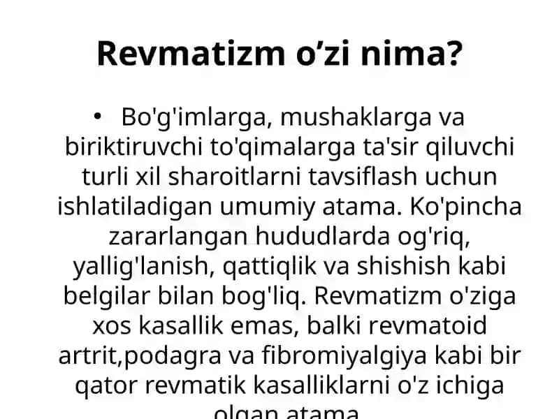 Revmatizm