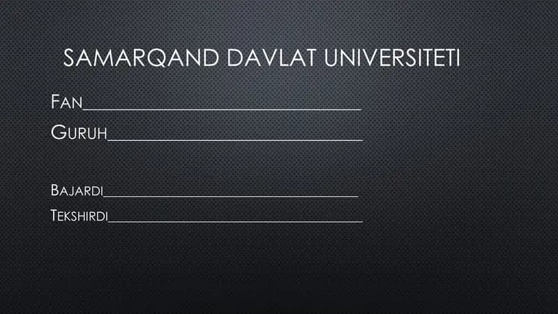 Matritsalar va Determinantlar Nazariyasi: Asosiy Tushunchalar