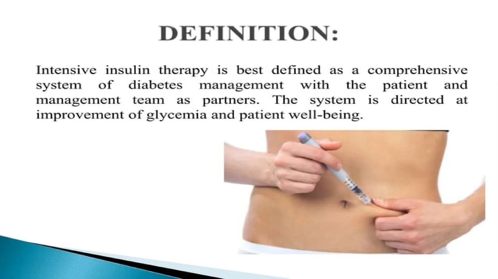 insulin therapy