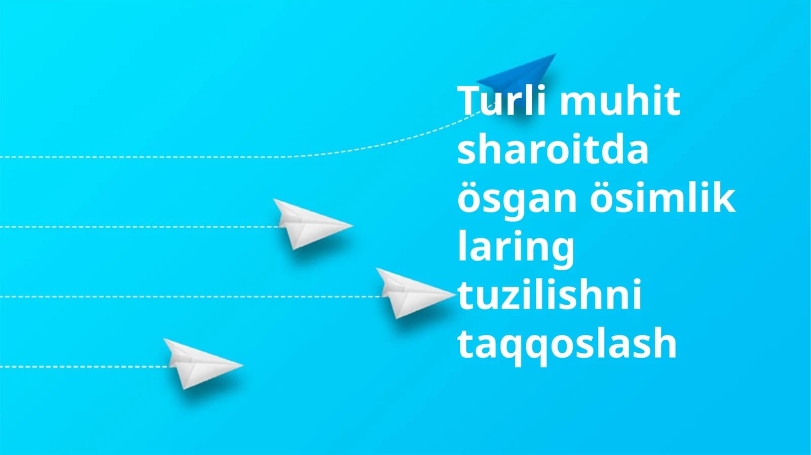 Turlimuhitsharoitdaösganösimliklaringtuzilishnitaqqoslash