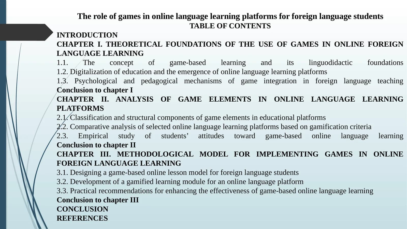 THE ROLE OF GAMES IN ONLINE LANGUAGE LEARNING PLATFORMS FOR FOREIGN LANGUAGE STUDENTS