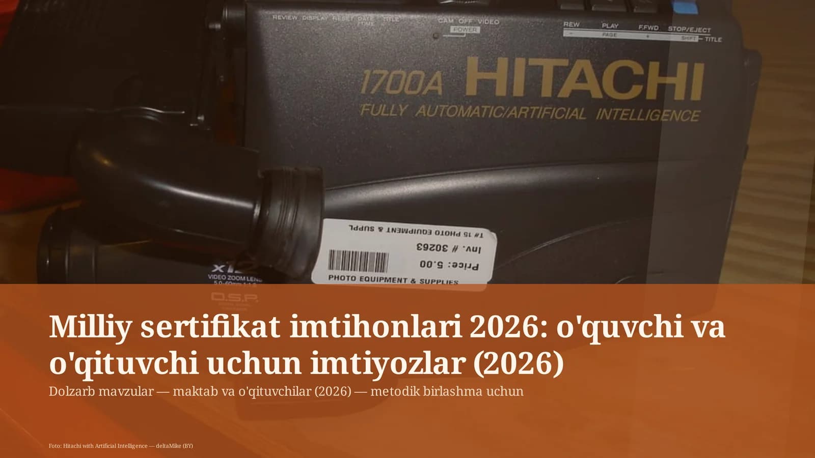 Milliy sertifikat imtihonlari 2026: o'quvchi va o'qituvchi uchun imtiyozlar