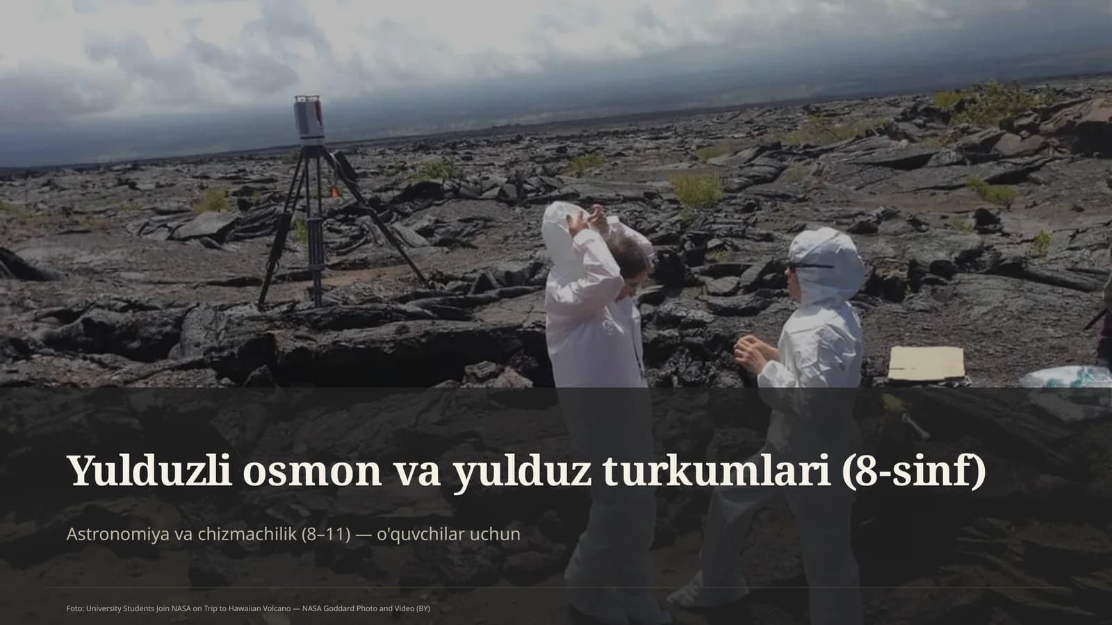 Yulduzli osmon va yulduz turkumlari (8-sinf)