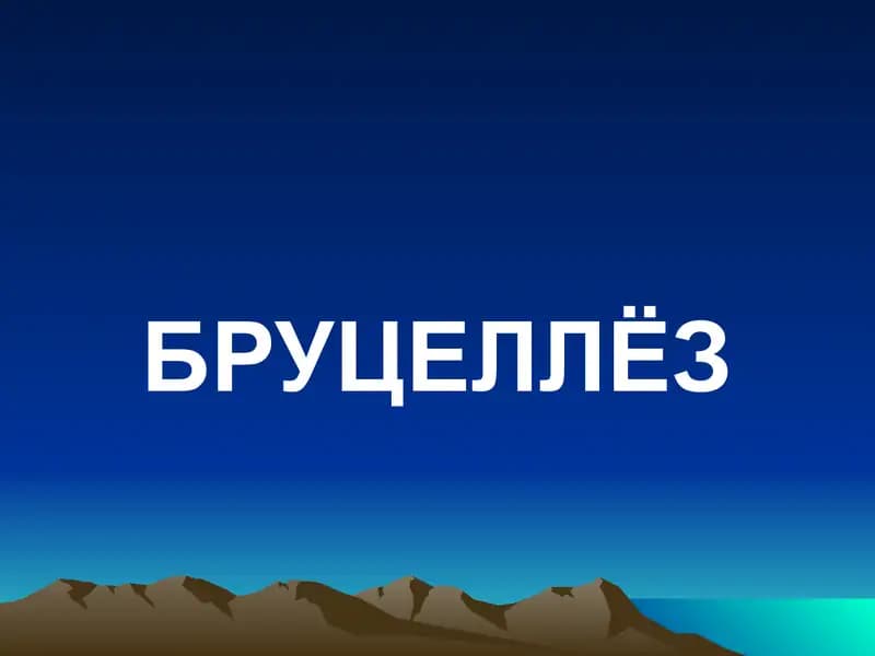Бруцеллёз