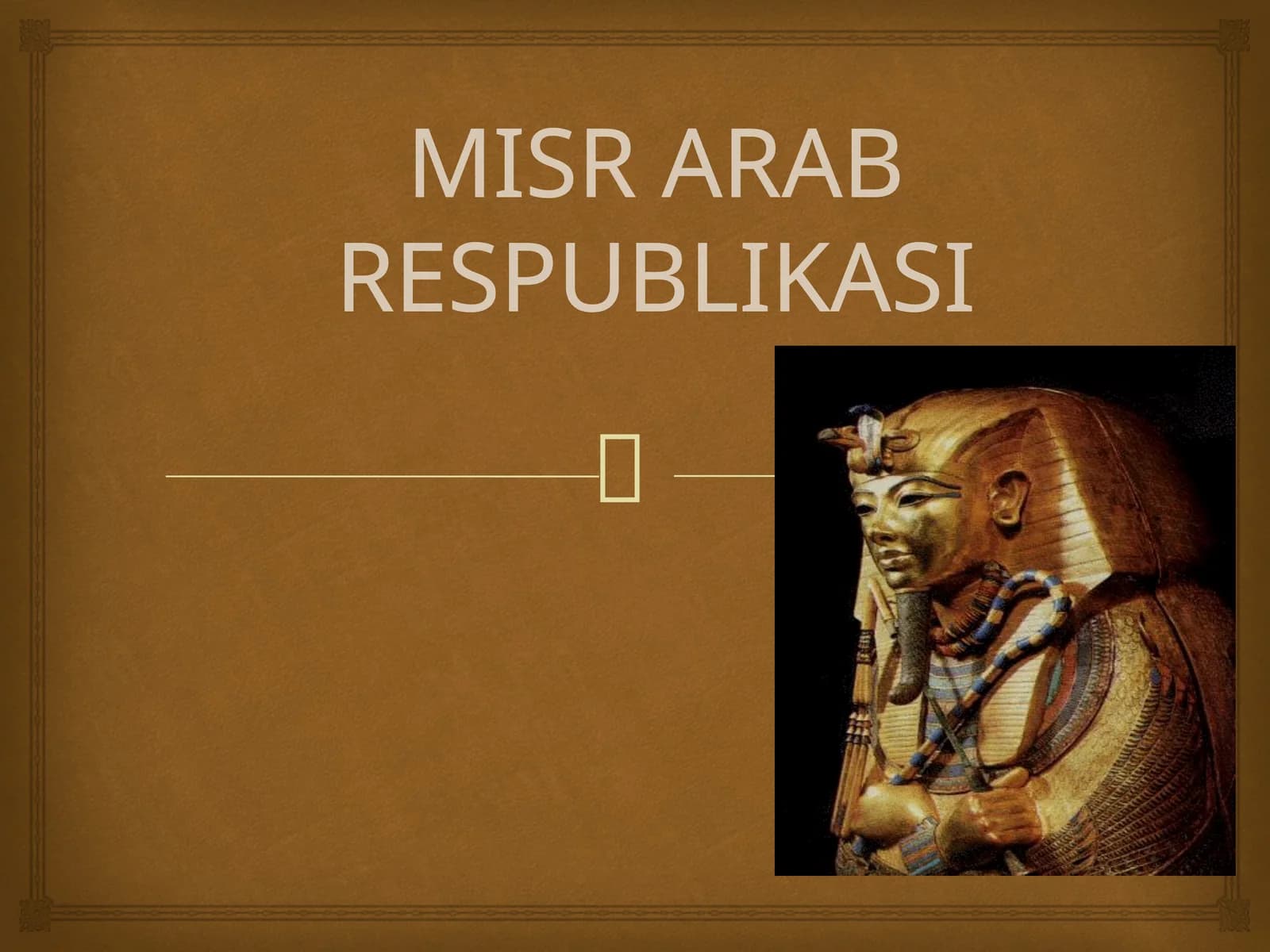 MISR ARAB RESPUBLIKASI. 9-sinf geografiya fanidan dars ishlanma.