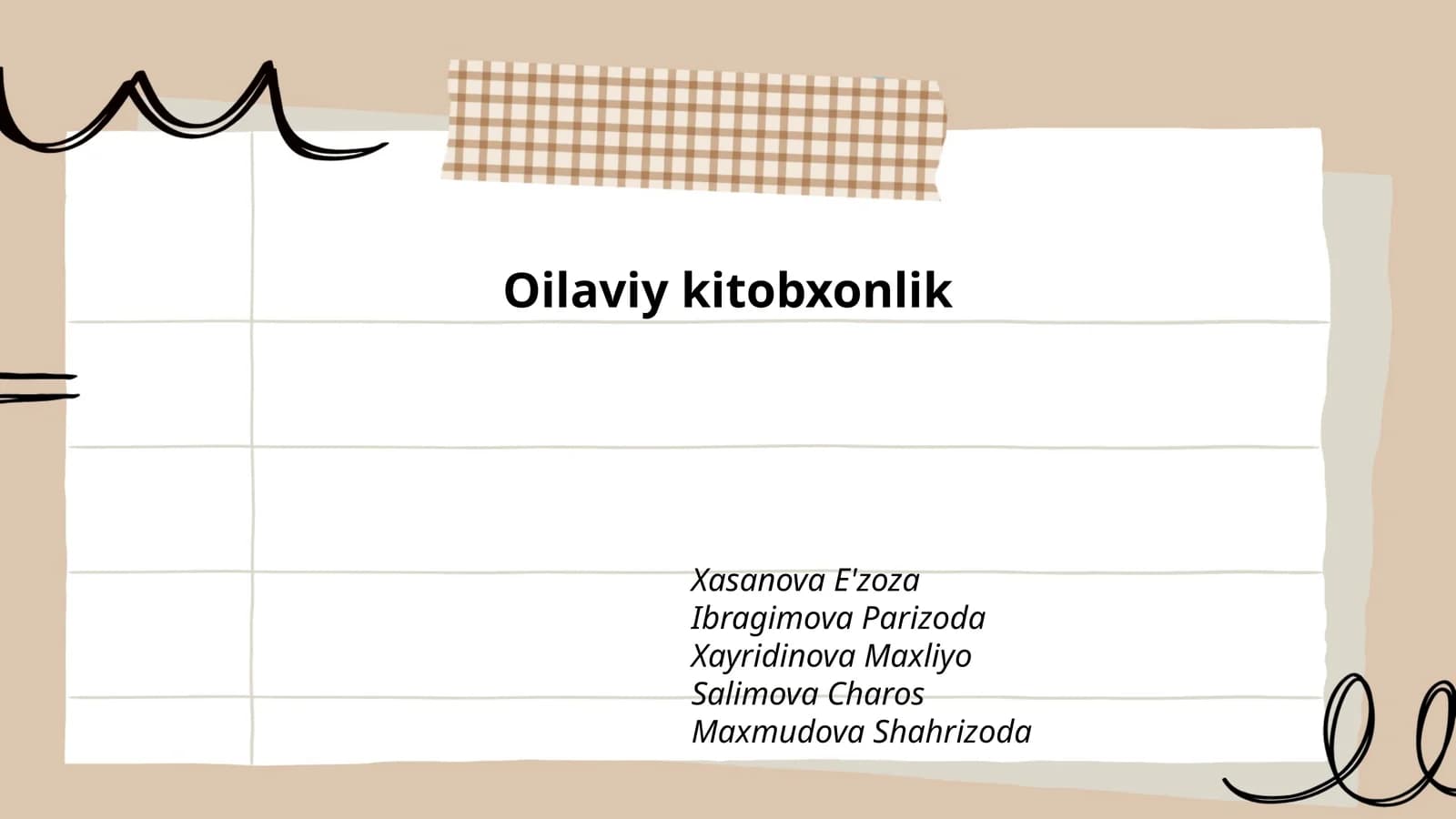 Oilaviy kitobxonlikning afzalliklari